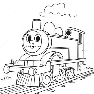 Edward den blå loket målarbild | Thomas och Vänner Edward målarbild