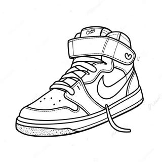 Stilig Hypebeast Sneakers Målarbild | Hypebeast målarbild