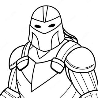 Shredder TMNT Målarbild | Shredder TMNT målarbild
