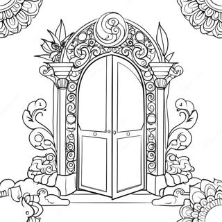 Magisk Portal Målarbild | Portal målarbild