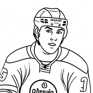 Connor McDavid Målarbild | Connor McDavid målarbild