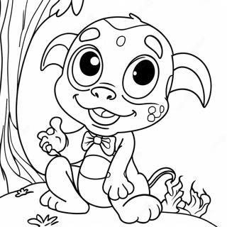 Disney skräckkonst färgblad | Disney Skräckkonst målarbild
