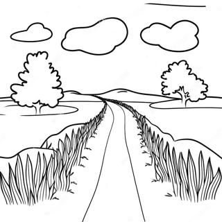 Vacker Iowa landskap målarbild | Iowa målarbild