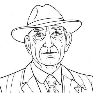 Gman Färgläggningssida | Gman målarbild