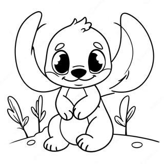 Stitch och Angel Målarbild | Stitch och Angel målarbild