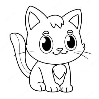Blaze the Cat Målarbild | Blaze katten målarbild