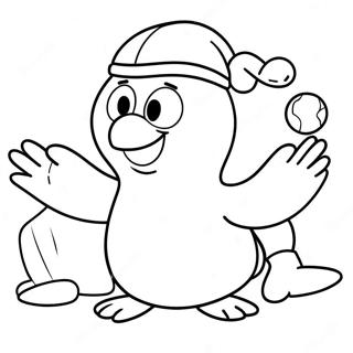 Club Penguin Målarbild | Club Penguin målarbild