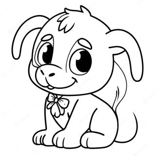 Söt Webkinz Karaktär Målarbild | Webkinz målarbild