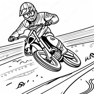 Eli Tomac Tävlar på Grusbanan Målarbild | Eli Tomac målarbild