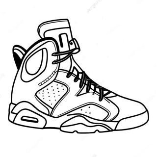 Jordan 6 Kontur Målarbilder