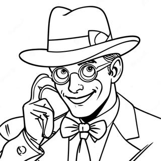 Riddler färgläggningssida | Gåtor målarbild