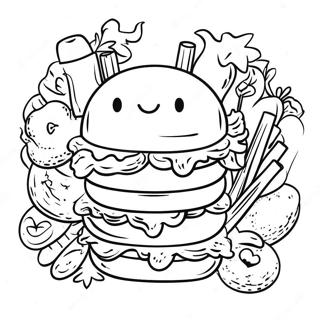 Wendys Happy Meal Målarbild | Wendy's målarbild