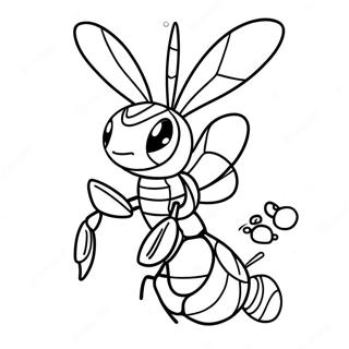Beedrill Målarbild | Beedrill målarbild