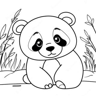 Po den modiga pandan färgläggningssida | Kung Fu Panda målarbild