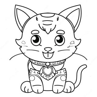 Catboy i Festlig Kostym Målarbild | PJ Masks Jul målarbild