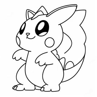 Fakemon färgläggningssida | Fakemon målarbild