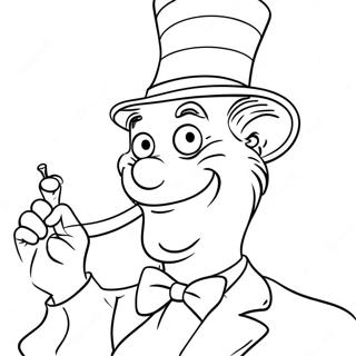 Dr. Seuss färgläggningssida | Dr. Seuss målarbild