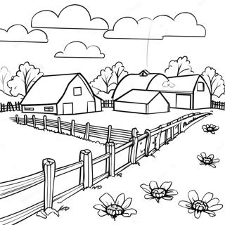 Heartland Gårdscen Målarbild | Hjärtländer målarbild