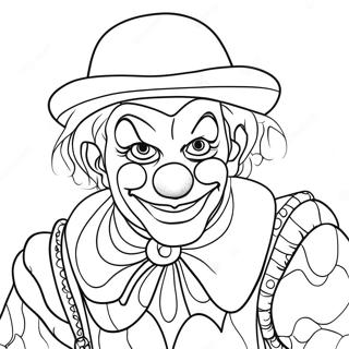 Konstnären Clown Målarbild | Art Clown målarbild