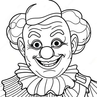 Skrämmande Konstnären Clown Målarbild | Art Clown målarbild