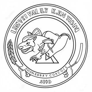 University of Kentucky Logotyp Målarbild | Kentucky universitet målarbild