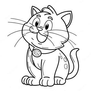Glad University of Kentucky Wildcat Målarbild | Kentucky universitet målarbild