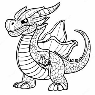 Ninjago Draken Målarbild | Ninjago Draken målarbild
