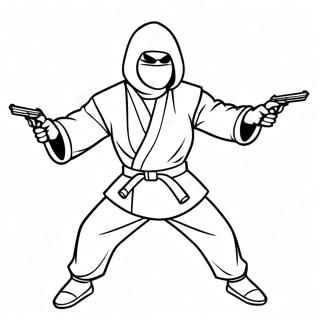 Spion ninjor action poserande färgläggningssida | Spion Ninjor målarbild