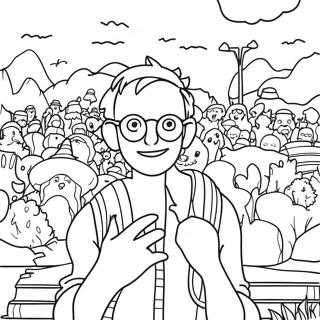 Var är Waldo? Målarbild | Var är Waldo målarbild