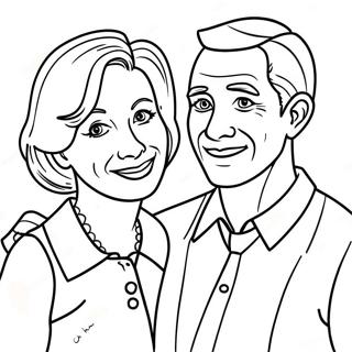 Mamma och Pappa Målarbild | Mamma och Pappa målarbild