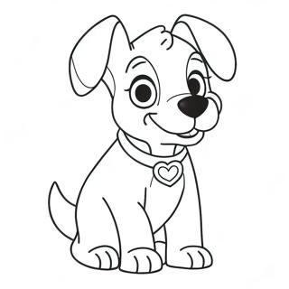 Disneyhund färgläggningssida | Disney Hund målarbild