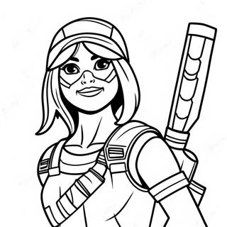 Renegade Raider i Aktion Målarbild | Renegat Riddare målarbild