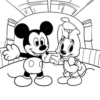 Mickey Mouse Lekhus Äventyr Målarbild | Playhouse Disney målarbild