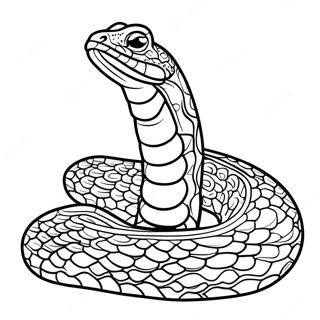 Boa Constrictor Målarbild | Boa Constrictor målarbild