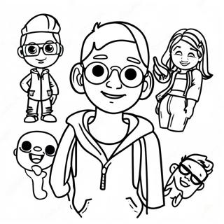 Kidz Bop färgläggningssida | Kidz Bop målarbild
