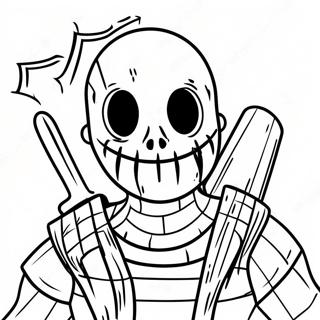Dead by Daylight logotyp färgläggningssida | Dead by Daylight målarbild