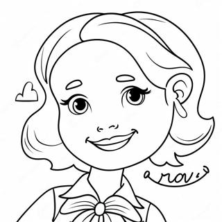 Rosies regler färgläggningssida | Rosies Regler målarbild