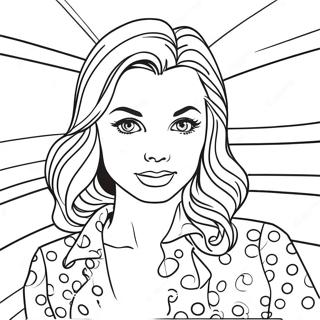 Roy Lichtenstein popkonststil målarbok | Roy Lichtenstein målarbild