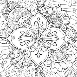 Enkel Ornament Målarbilder