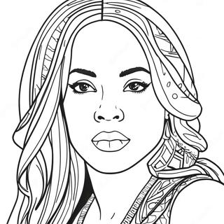 Aaliyah Målarbild | Aaliyah målarbild