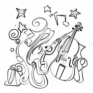 Jul Musik Målarbild | Julmusik målarbild