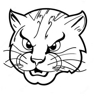 K-State Wildcat Logotyp Målarbild | K-State målarbild