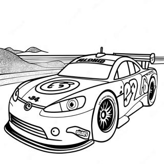 Kyle Larson racingbil målarbild | Kyle Larson målarbild