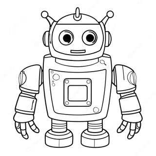 PJ Robot Målarbild | PJ Robot målarbild