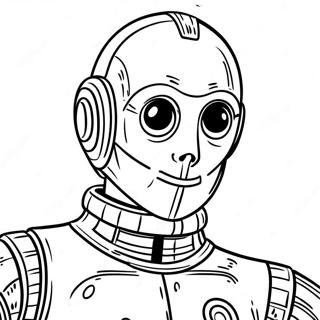 C3PO Målarbild | C3PO målarbild