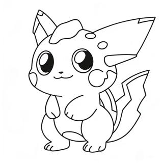 Elektrisk typ Pokémon färgläggningssida | Elektrisk typ Pokémon målarbild