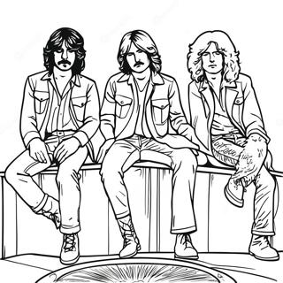 Led Zeppelin Målarbild | Led Zeppelin målarbild