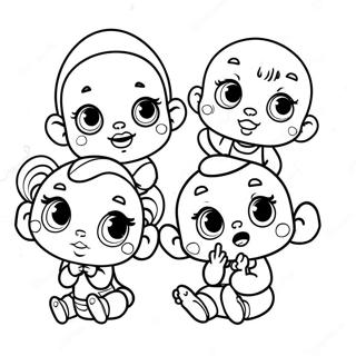 Cry Babies Målarbild | Gråta Bebisar målarbild