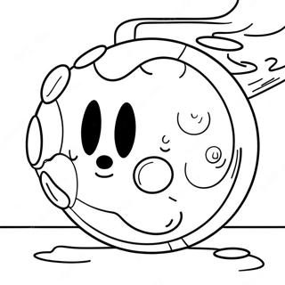 Mario Bomb Färgläggningssida | Mario Bomb målarbild