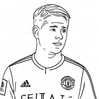Kevin De Bruyne actionbild färgläggningssida | Kevin De Bruyne målarbild